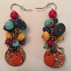 Multicolor Dangle Drop Earrings